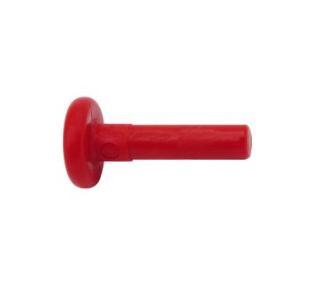 Stopper POM, Supports 8 mm, Colour red