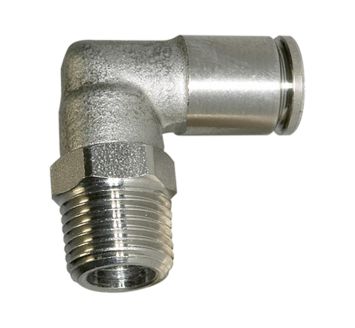 Push-in L-fitting, rotating, R 1/2 o., for hose exterior Ø 12 mm