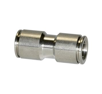 Straight push-in connector, for hose exterior Ø 6 mm