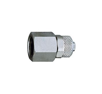 Straight screw-on fitting, G 1/8 i., for hose 6/4 mm, AF 14