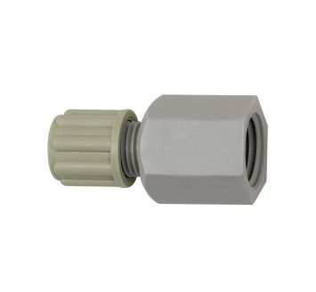 Straight screw-on fitting G 1/4 i., for hose 8/10 mm, AF 19, PA