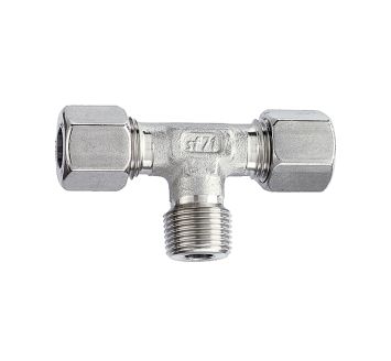 T screw-in fitting, R 1/8 o., Pipe exterior Ø 6 mm