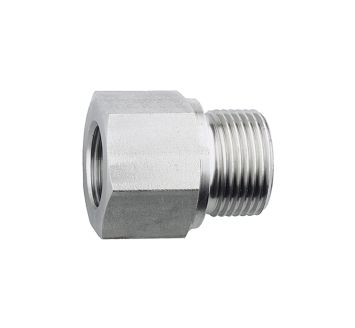 Long reducer, G 1/4 o., G 1/8 i., Stainless steel 1.4571