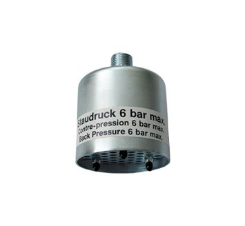High performance silencer, G 1, Supply pressure max. 6 bar