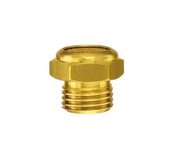 Sintered bronze silencer, flat, G 1 o., AF 36