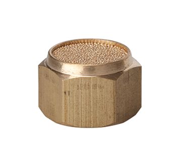 Sintered bronze silencer, flat, G 1 i., AF 41