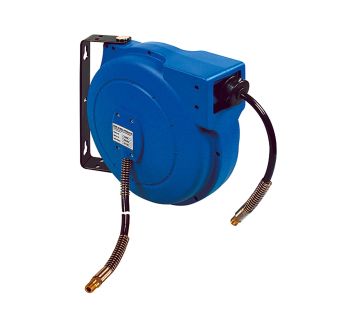 Schlauchaufroller, Druckluft/Wasser, PVC-Schl. ø 12x8, R 1/4, 8 m