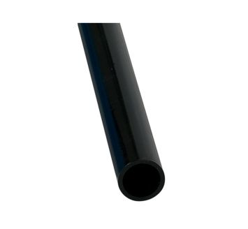 Kunststoffrohr, PA 12, schwarz, Rohr-ø 12x9, VPE 10 Stk.