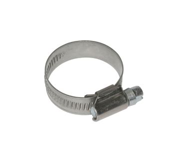 Worm thread - hose clamp »blow line«, Chrome steel,  32.0 - 50.0