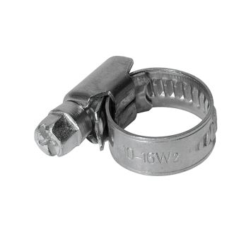 Worm thread - hose clamp »blow line«, Chrome steel, 50.0 - 70.0