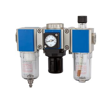 Service unit 3-part »G-mini«, 5 µm, Size 200, G 1/8, 1.5 - 9 bar