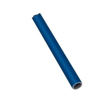 Aluminium pipe, blue, Pipe ø 42x38, PU 5 pcs., Length 3 m