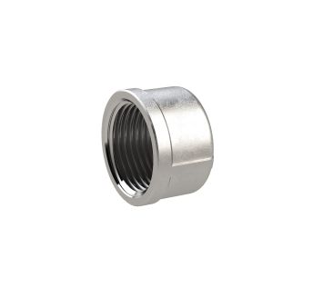 Closing cap, round G 1 1/4, i., Stainless steel 1.4408