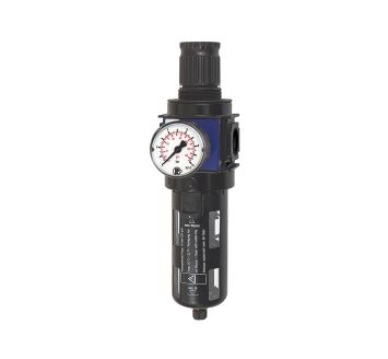 Filter regulator »variobloc« with protective cage, Size 1, G 3/8