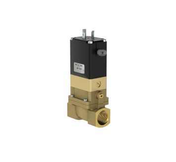 2/2-way solenoid valve, NC, G 1/2, PN 0.2-10, FPM, 24V DC
