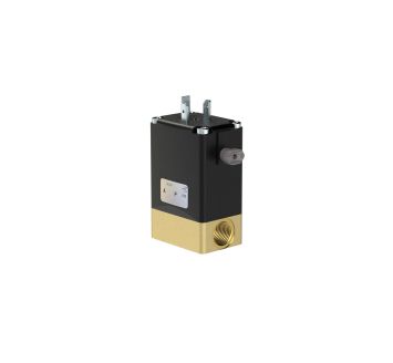 2/2-way solenoid valve, NC, G 1/4, PN 0-10, NBR, 12V DC