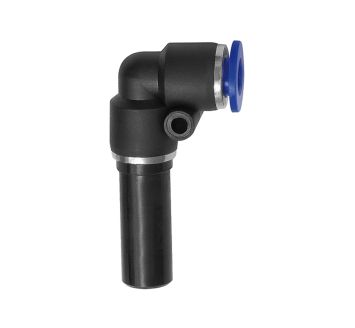 Push-in L-connector, Plug nipple 4 mm »Blue Series« hose Ø 4