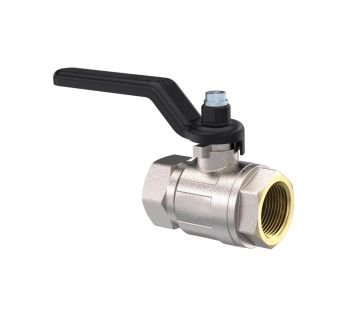 Ball valve standard type, IT/IT, nickel-plated brass, G 1/2