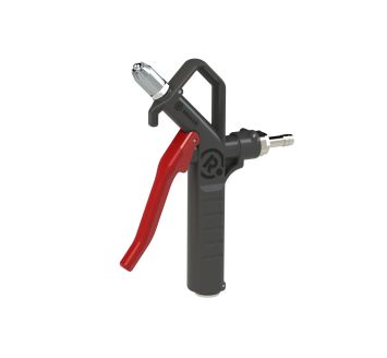 Blow gun, safety nozzle, connectable on top, Stem I.D. 6