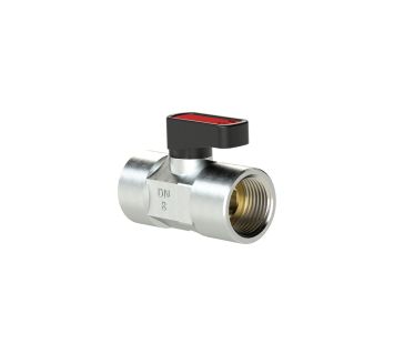 Mini ball valve, not lockable, Venting hole, G 1/8 IT