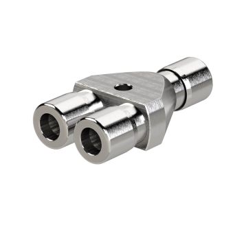 Push-in connector Y type »NonPlusUltra«, Ø 6 mm, PU 10