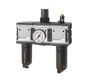 Service unit 3-part »multifix«, Metal container, Size 4, G 3/4