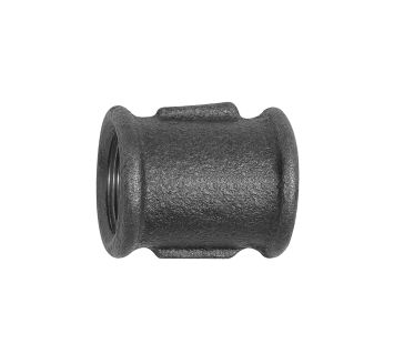 Bushing 270, IT/IT, Rp 1/2, black malleable iron fitting