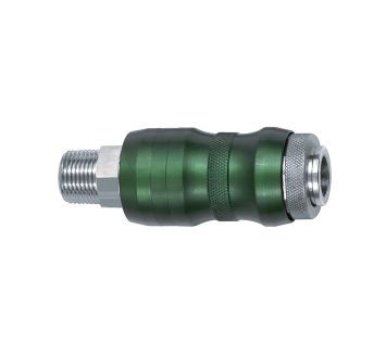 Safety coupling I.D. 7.8, Bi-Tec type, nickel-pl. brass, R 1/4 ET