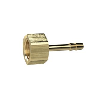 Screw-on hose connector, G 1/2, for hose I.D. 6 mm, AF 24