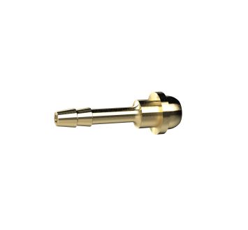 Hose sleeve, ball nipple, for hose I.D. 6, Brass