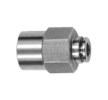 Straight push-in fitting, G 1/4 i., for hose exterior Ø 12 mm