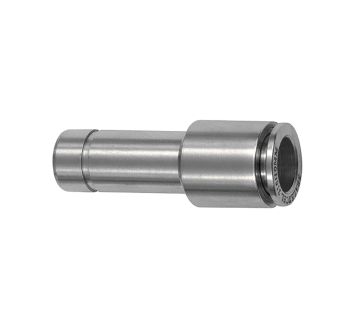 Straight push-in connector with plug nipple 6 mm, reducing