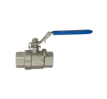 Stainless steel ball valve, length acc. to DIN 3202-M3, G 3/8