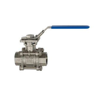 Stainless steel ball valve, length acc. to DIN 3202-M3, G 3/8