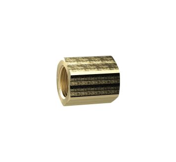 Bushing, exterior hexagonal, reducing, G 1/4 i., G 3/8 i., Brass