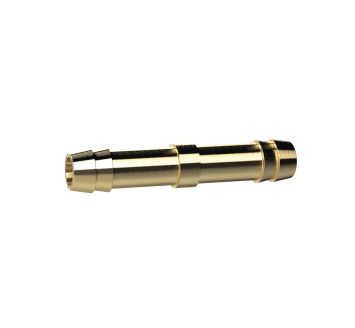 Double hose connector, for hose I.D. 5 mm, Brass