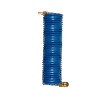 Spiral hose coupling set, Nylon, Hose Ø 7.9x6.3, 10 m