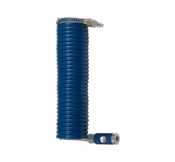 Spiral hose coupling set Safety, Nylon, Hose ø 7.9x6.3, 7.5 m