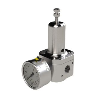 Stainless steel pressure regulator, 1.4404, G 1/2, 0.5 - 8 bar