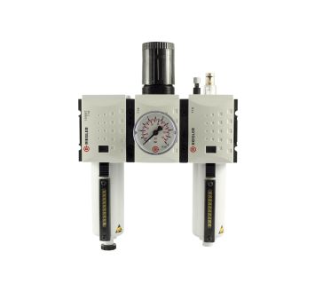 Service unit 3-part »FUTURA«, Metal, Size 2, G 3/8, 0.1-1, Semi