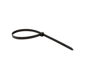 Cable tie, PA 6.6, black, Band: 7.6 x 450mm, PU 100 pcs.