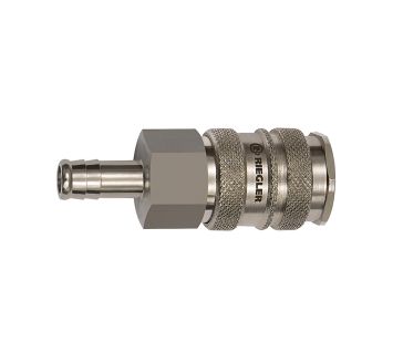 Quick-connect coupling I.D. 10, Steel/nickel-plated brass, I.D.13