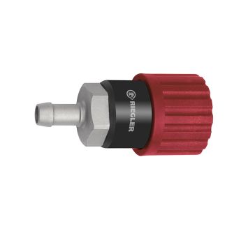 Swivel safety coupling I.D. 6, ISO 6150 C, Steel, Sleeve I.D. 6