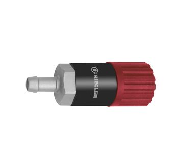 Swivel safety coupling I.D. 8, ISO 6150 C, Steel, Sleeve I.D. 8