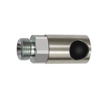 Pushbutton safety coupling I.D. 6, ISO 6150 C, G 1/8 ET