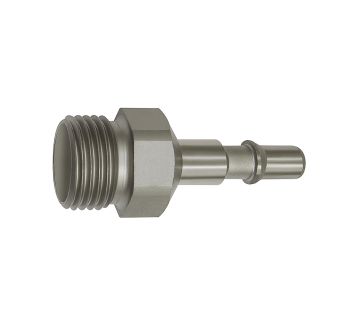 Nipple f. couplings I.D. 6, ISO 6150 C, Stainless steel, G 1/8 ET