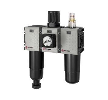 Service unit 3-part »FUTURA-mini« Metal container, G 1/4, 0.5-10