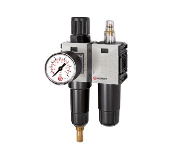 Service unit 2-part »FUTURA-mini« Metal container, G 1/4, 0.5-8