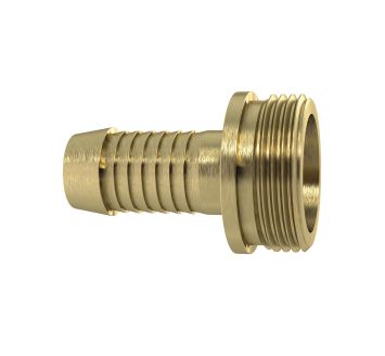 1/3 Tube fitting G1/2x10 taper seat with collar heavy-duty Brass