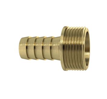 1/3 Tube fitting G1/2x10 taper seat, with collar, CH type, Brass